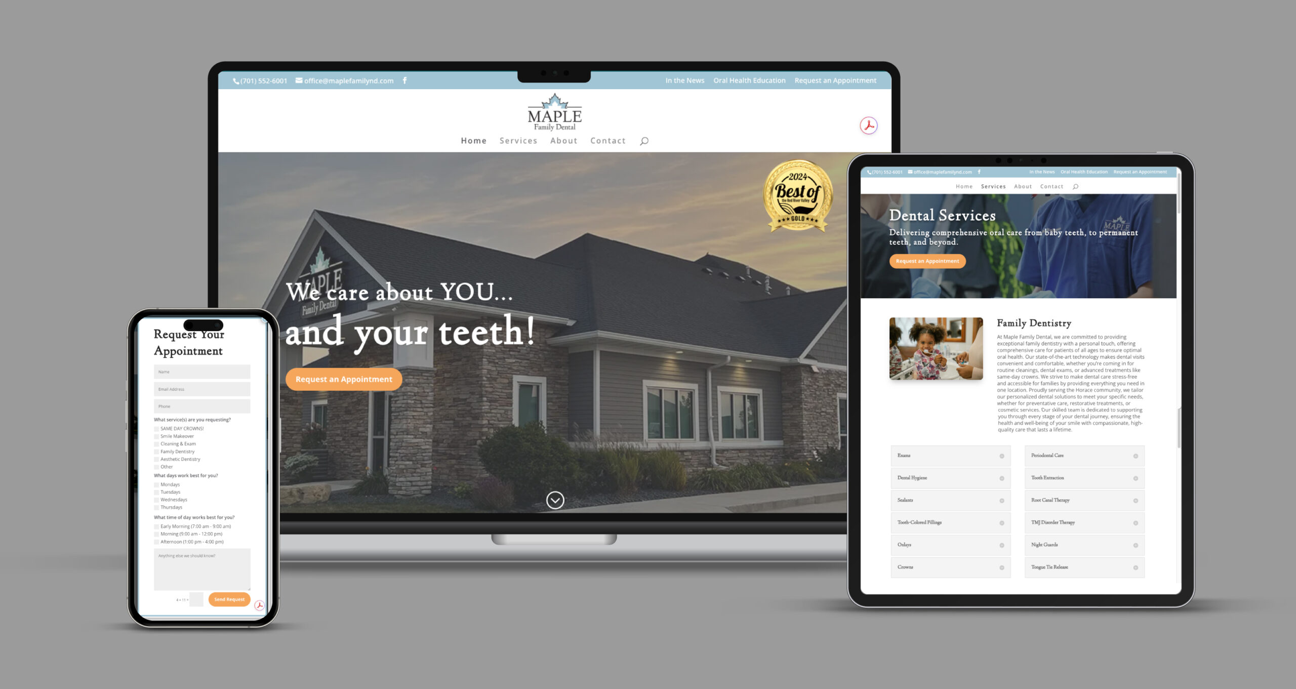 Maple Family Dental: UX Strategy & Patient Acquisition Case Study